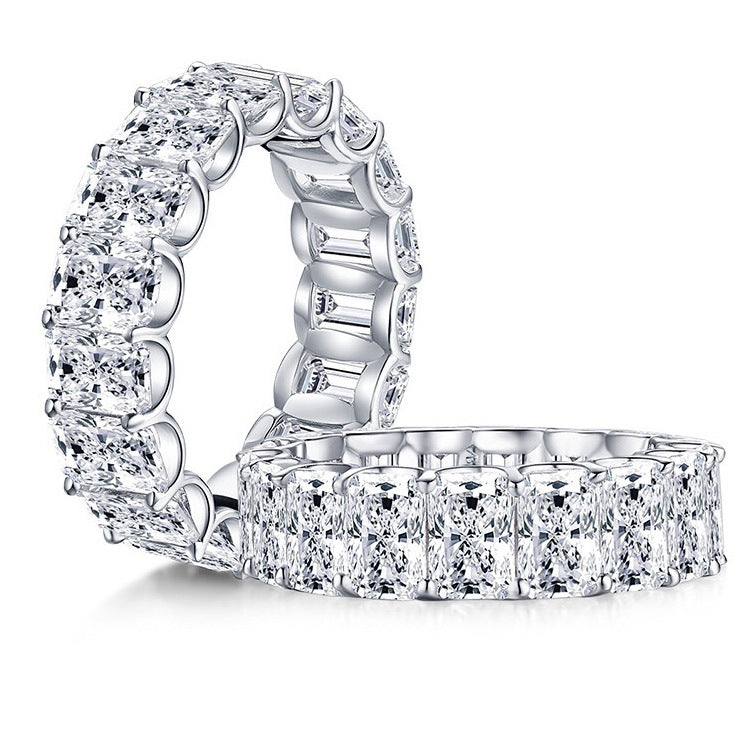 Sterling Silver Diamond Ring